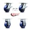 Service Caster 5 Inch Solid Poly Caster Brakes/Swivel Locks and 2 Rigid, 2PK SCC-35S520-SPUB-SLB-BSL-2-R-2 - alternate 7